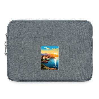 Antalya Türkei Reise Poster Souvenir Malerei WPA - Laptoptasche 15" - Grau meliert - Vorne