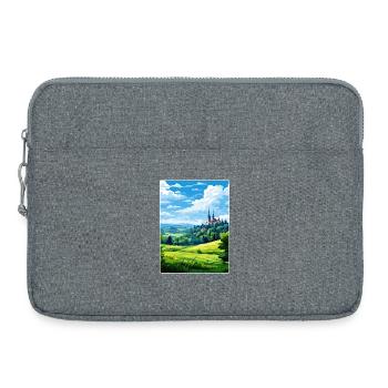 Eifel Nationalpark Deutschland Reiseposter Souvenir - Laptoptasche 15" - Grau meliert - Vorne