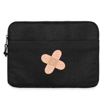 PLASTER BANDAGE - GET WELL SOON - Laptop bag 15" - black - Front