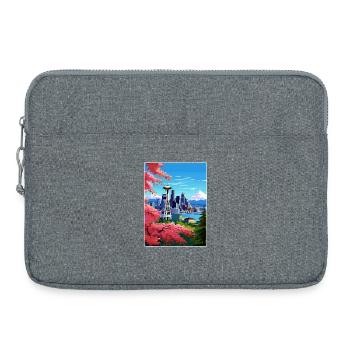 Seattle Washington DC Travel Poster Souvenir WPA - Laptop bag 15" - heather grey - Front