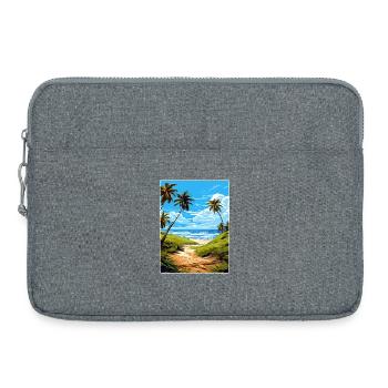Biscanye Nationalpark Reiseposter Souvenir WPA - Laptoptasche 15" - Grau meliert - Vorne