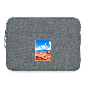 Parc national des Great Sand Dunes, Colorado Travel, WPA - Sacoche pour ordinateur portable 15 pouces - gris chiné - Devant