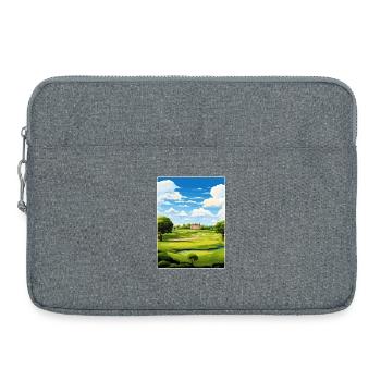 Oak Hills Golf Club Vintage Reise Poster Souvenir - Laptoptasche 15" - Grau meliert - Vorne