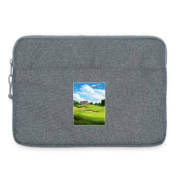 Oakmont Golf Club Affiche de voyage Peinture Souvenir WPA - Sacoche pour ordinateur portable 15 pouces - gris chiné - Devant