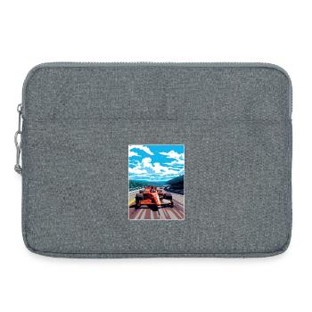 Spa Francorchamp Circuit Motorsport Rennen Belgien - Laptoptasche 15" - Grau meliert - Vorne