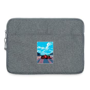 Hockenhem Circuit Motorsport Race Germany Race - Laptop bag 15" - heather grey - Front