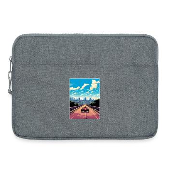 Austin Circuit Motorsport Race Texas Affiche de voyage - Sacoche pour ordinateur portable 15 pouces - gris chiné - Devant