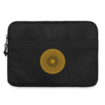 Lotus of Life gold - Laptop bag 15" - black - Front