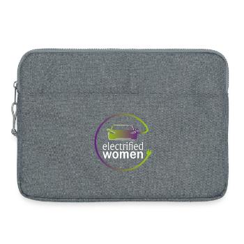 electrified women - Laptoptasche 15" - Grau meliert - Vorne