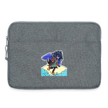 Photographe Little Raven - Sacoche pour ordinateur portable 15 pouces - gris chiné - Devant
