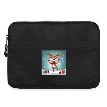 Merry Christmas, Happy Holidays; Rennes - Laptop bag 15" - black - Front