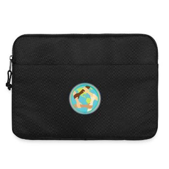 Unité mondiale et entraide - Sacoche pour ordinateur portable 15 pouces - noir - Devant