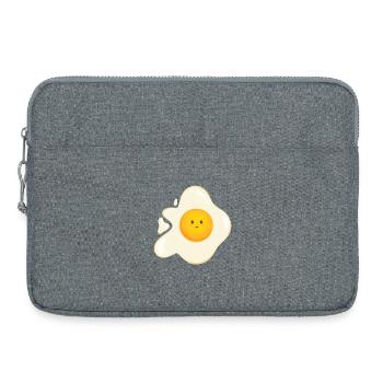 Oeuf au plat sucré - Sacoche pour ordinateur portable 15 pouces - gris chiné - Devant