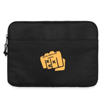 Fists Card Graphic - Laptop bag 15" - black - Front