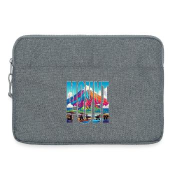 MOUNT FUJI - Laptop bag 15" - heather grey - Front