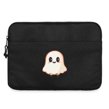 Cute Ghost - Laptop bag 15" - black - Front