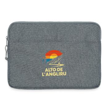 Alto de L'Angliru Cycling Spain - Laptop bag 15" - heather grey - Front