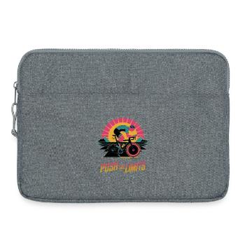 Perfekt zum Radfahren und Indoor-Training - Laptoptasche 15" - Grau meliert - Vorne