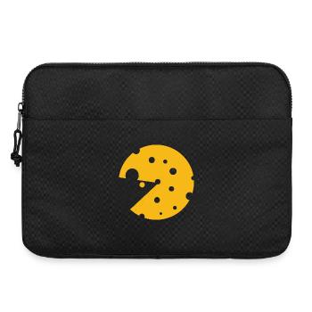 Du fromage ou une souris dans cette illusion d’optique amusante - Sacoche pour ordinateur portable 15 pouces - noir - Devant