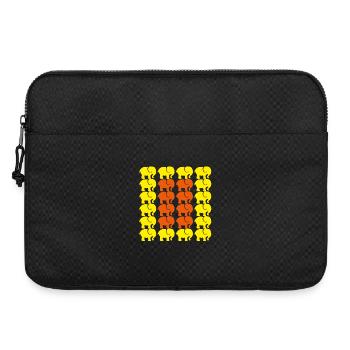 Elephant - Laptop bag 15" - black - Front