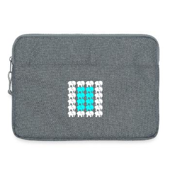 ELEPHANT - Laptop bag 15" - heather grey - Front
