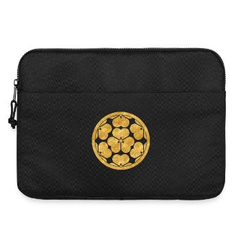 Vintage Faux Gold Chosokabe Japan Mon Oriental - Laptoptasche 15" - Schwarz - Vorne