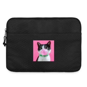 Bubblegum Cat : Mignon et coquin - Sacoche pour ordinateur portable 15 pouces - noir - Devant