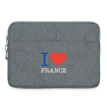 I LOVE FRANCE - Laptoptasche 15" - Grau meliert - Vorne