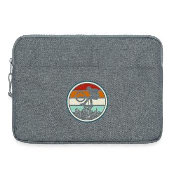 Sunset City BMX Rider - Sacoche pour ordinateur portable 15 pouces - gris chiné - Devant