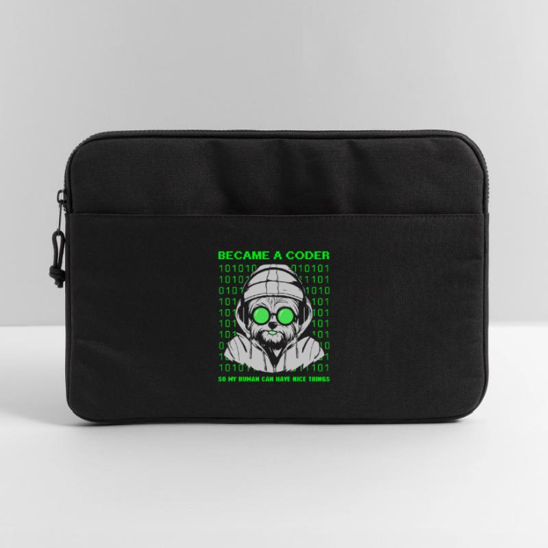 Became a Coder – Cyber Dog Binary Laptoptasche 15"