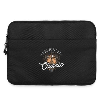 Keepin’ It Classic – Retro Motorroller - Laptoptasche 15" - Schwarz - Vorne