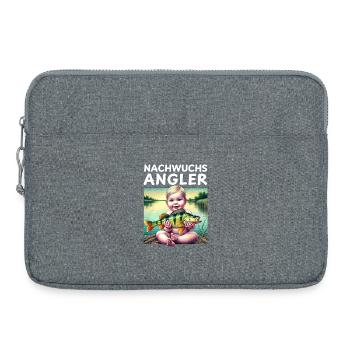 Junior Angler - Cadeau pour bébé - Sacoche pour ordinateur portable 15 pouces - gris chiné - Devant