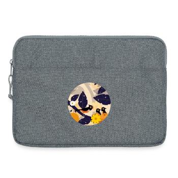 Oiseaux de jardin - Sacoche pour ordinateur portable 15 pouces - gris chiné - Devant