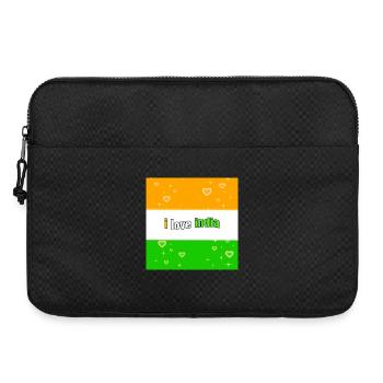 Ich liebe Indien - Laptoptasche 15" - Schwarz - Vorne