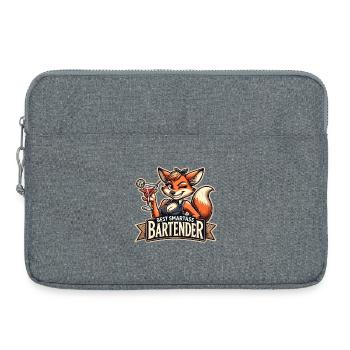 Barman Barwoman Vixen Vixen Fox Cadeau - Sacoche pour ordinateur portable 15 pouces - gris chiné - Devant