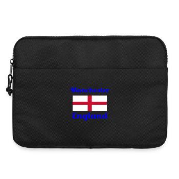 Manchester England - Stylische Prints - Laptoptasche 15" - Schwarz - Vorne