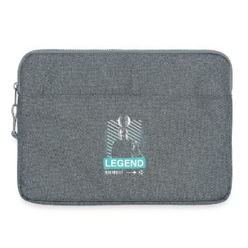 Urban Legend – Football Design for Ball Artists - Laptop bag 15" - heather grey - Front