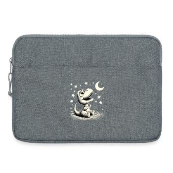 T-Rex Baby Dino Babydino Dinobaby Stars Gift - Laptop bag 15" - heather grey - Front