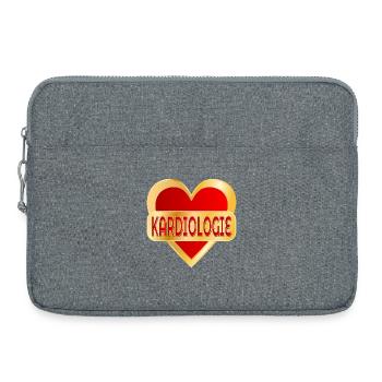 KARDIOLOGIE Kardiovaskulären Erkrankungen - Laptoptasche 15" - Grau meliert - Vorne
