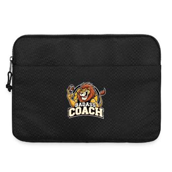 Knallharter Trainer Coach Löwe Football Geschenk - Laptoptasche 15" - Schwarz - Vorne