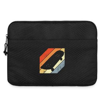 Skateboard Skizze - Laptoptasche 15" - Schwarz - Vorne
