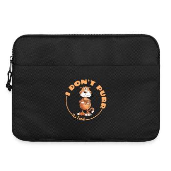 Grumpy I Don't Purr Cat Saying Cats - Laptop bag 15" - black - Front