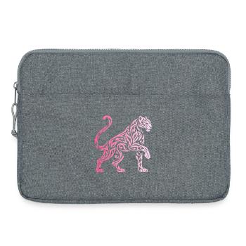Gradient Tribal Panther - Laptop bag 15" - heather grey - Front