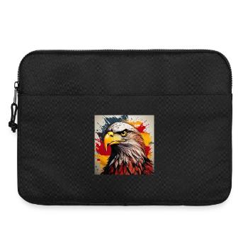 Eagle Head Art Spray Explosion - Laptop bag 15" - black - Front