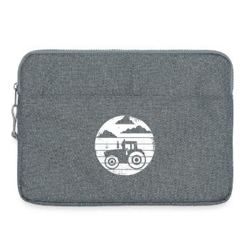 Tracteur - Sacoche pour ordinateur portable 15 pouces - gris chiné - Devant