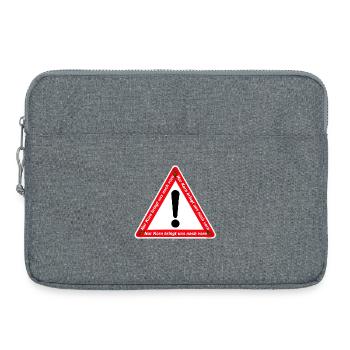 Grain , Fête , Grain de blé ,Grain de fête Front (25) - Sacoche pour ordinateur portable 15 pouces - gris chiné - Devant