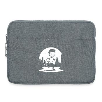 Marathon Junge - Laptoptasche 15" - Grau meliert - Vorne