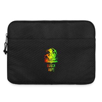 Glück Auf! Bergbau Design - Laptoptasche 15" - Schwarz - Vorne