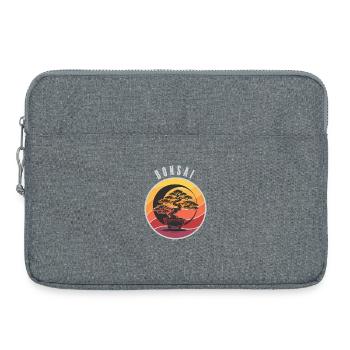 Bonsai Sunset - Laptop bag 15" - heather grey - Front