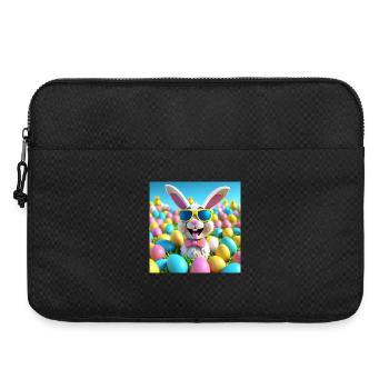 pâques, joyeuses pâques, easter - Sacoche pour ordinateur portable 15 pouces - noir - Devant